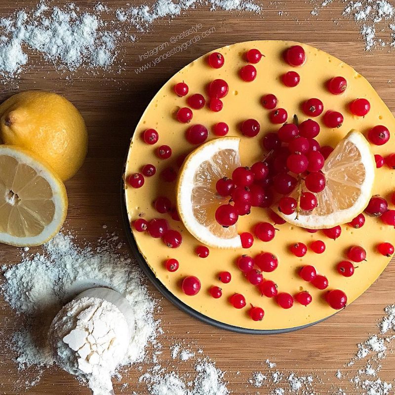 CHEESECAKE DE LIMÓN ALTO EN PROTEÍNAS CHEESECAKE DE LIMÓN ALTO EN PROTEÍNAS