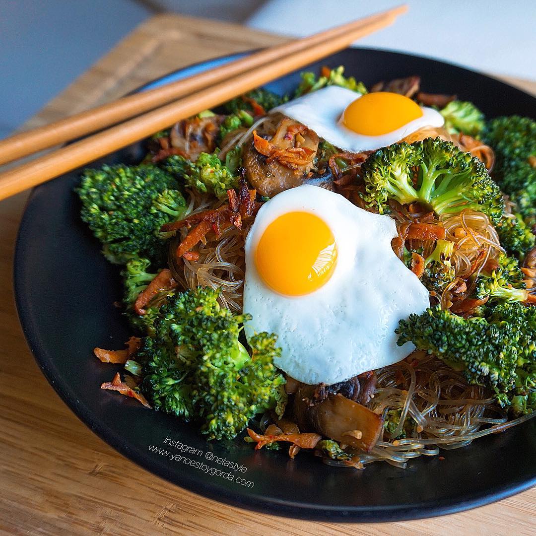 FIDEOS CHINOS CON VERDURAS