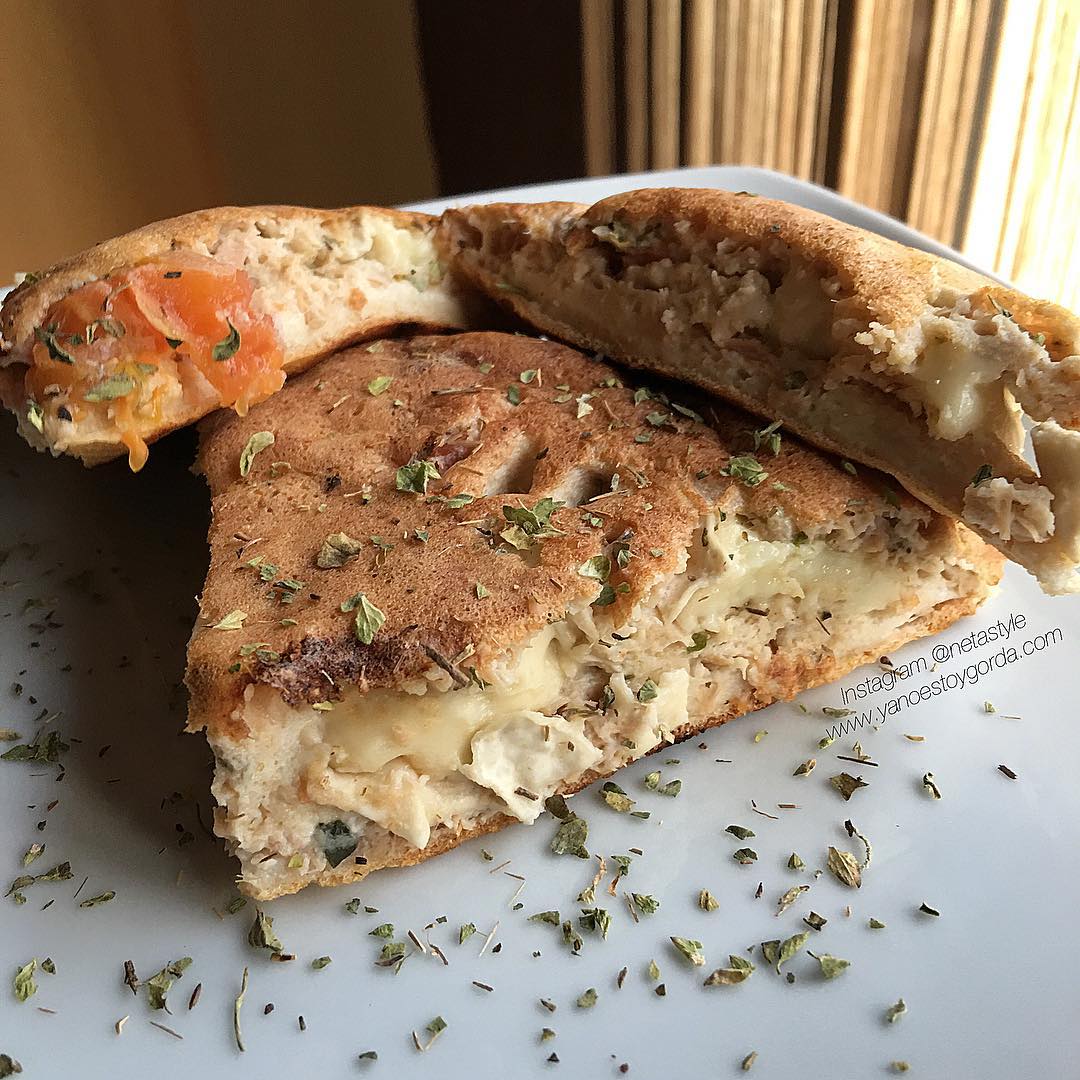 Maxi tortita de atún y queso