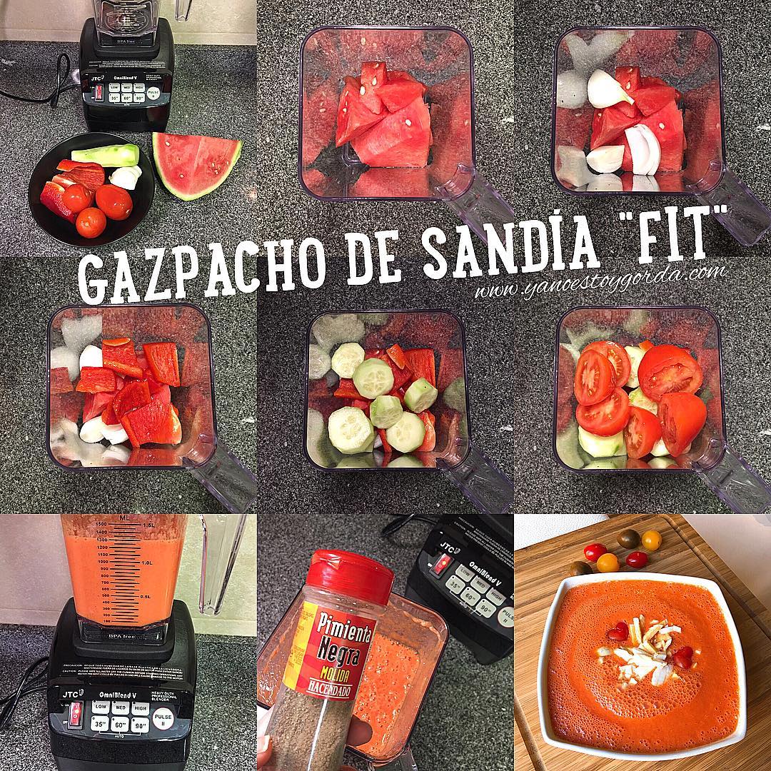 Gazpacho de sandía Gazpacho de sandía