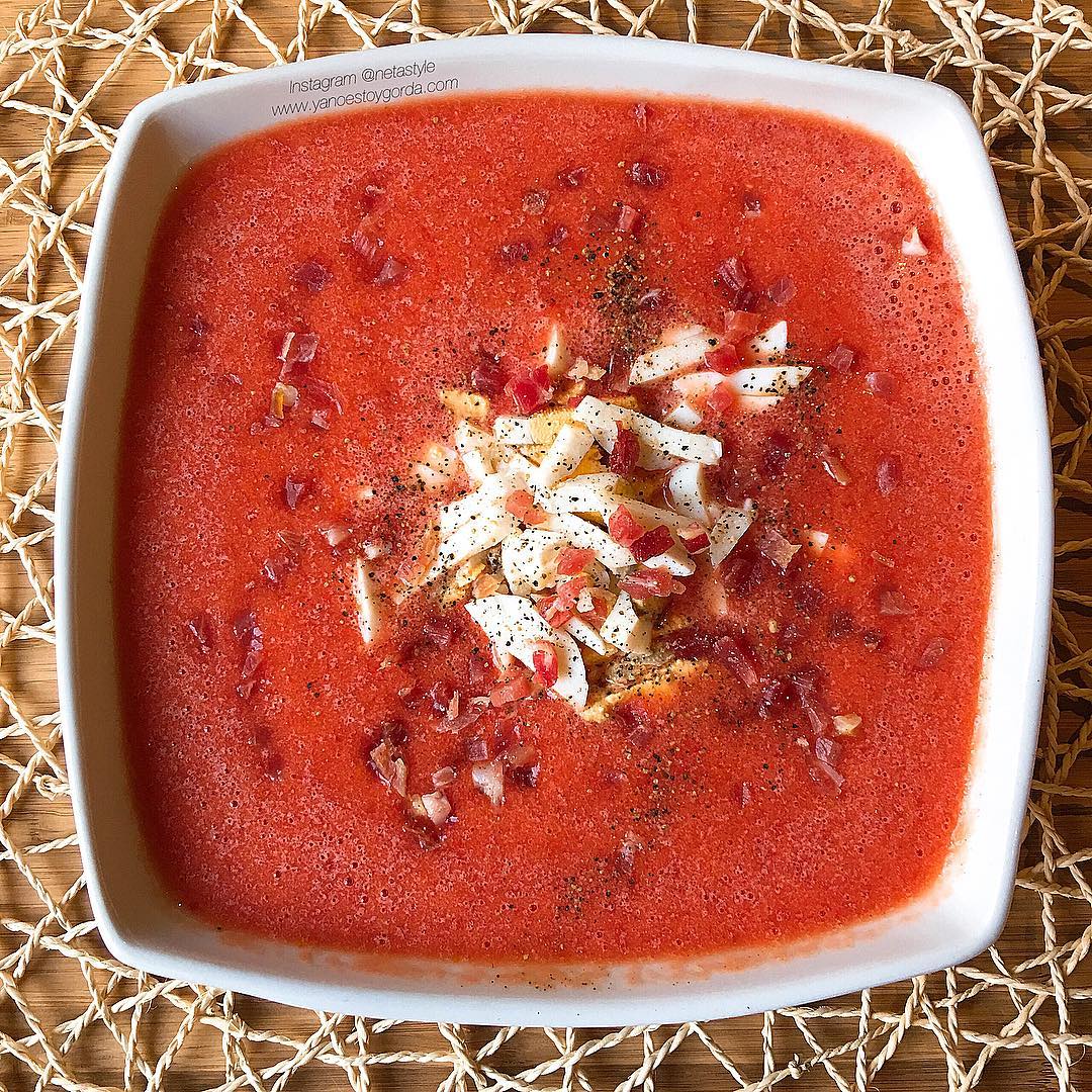 Gazpacho de fresas