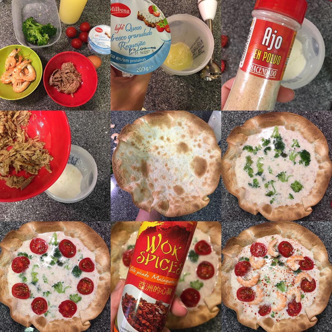 Quiche de atún, brócoli y langostinos Quiche de atún, brócoli y langostinos con requesón bajo en grasa