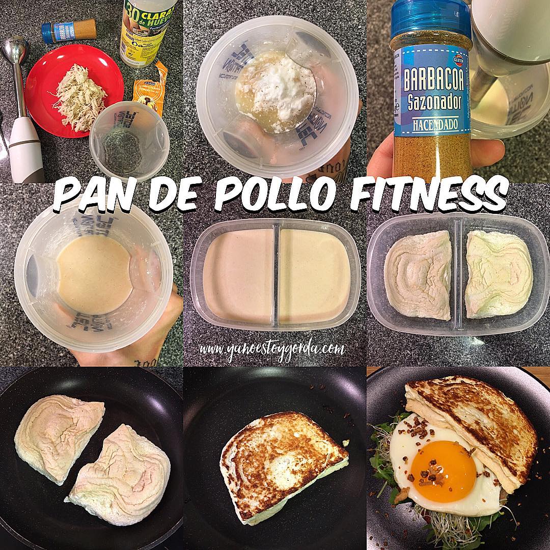 PAN DE POLLO Pan de pollo "fit"