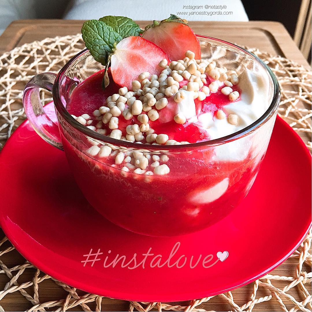 Salsa de fresas natural