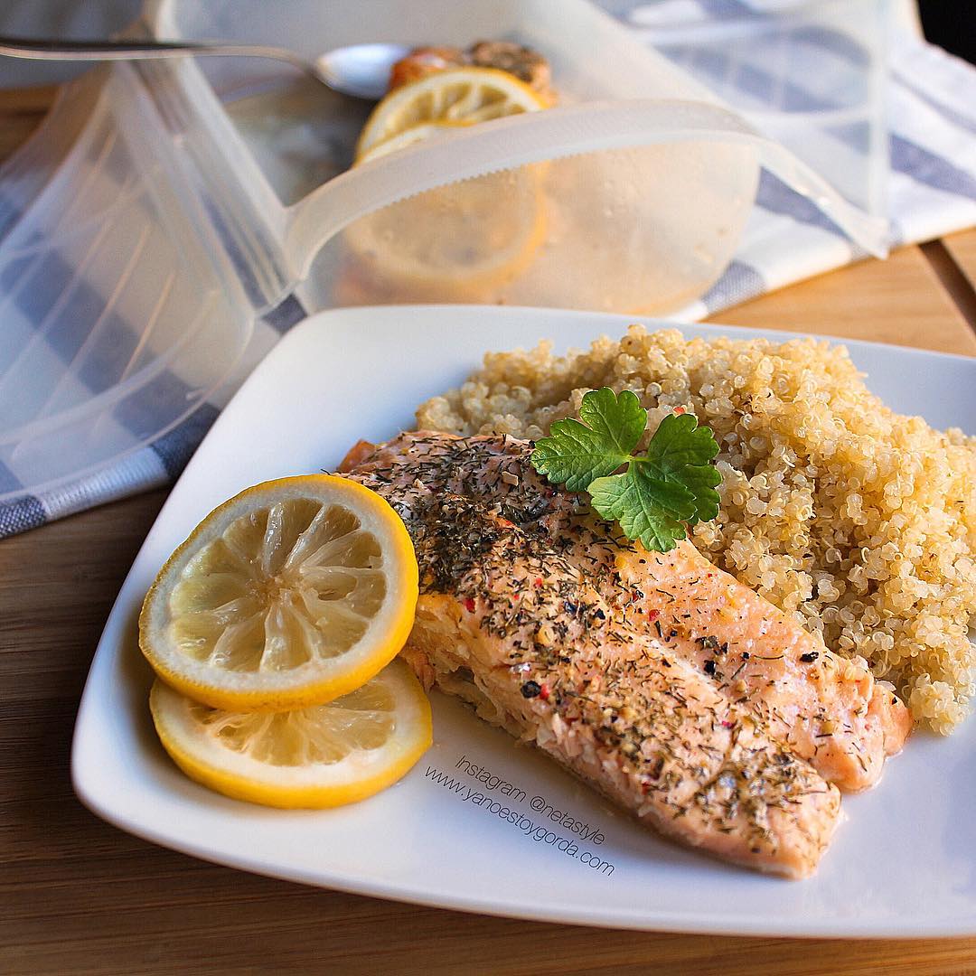 SALMÓN CON LIMÓN AL MICROONDAS