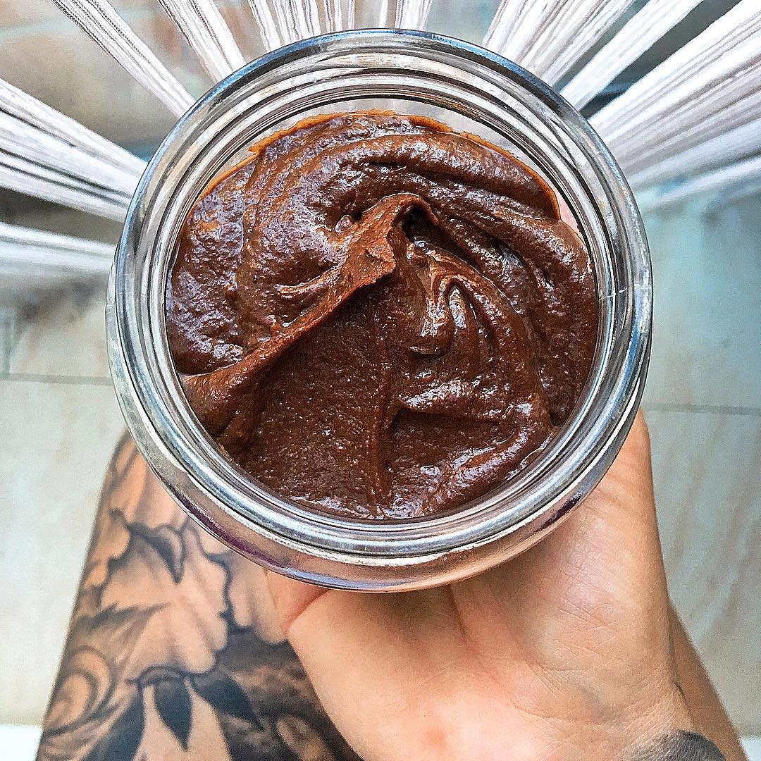 Crema de cacao y avellanas saludable (Rawtella)