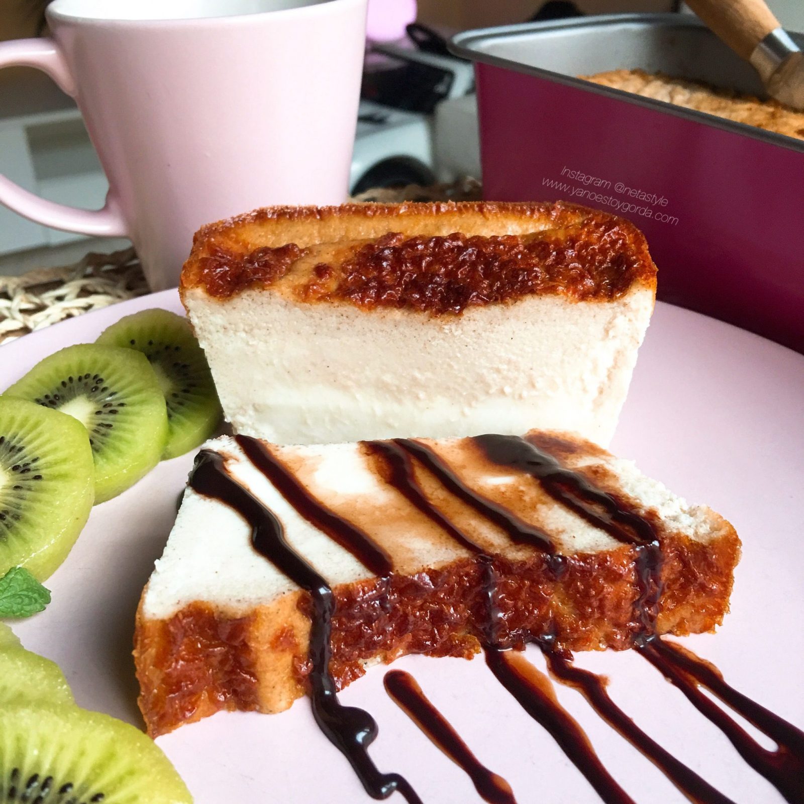 Flan proteico sabor vainilla y leche merengada