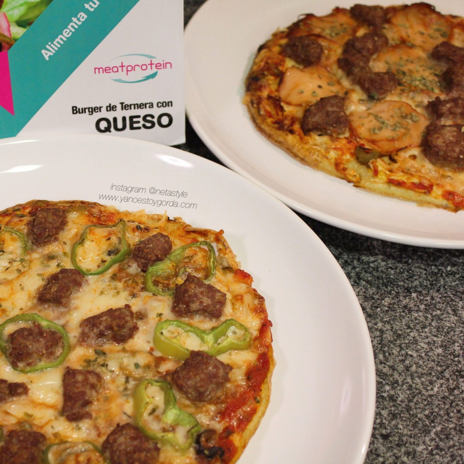 TORTILLA PIZZA DE HAMBURGUESA DE TERNERA TORTILLA PIZZA DE HAMBURGUESA DE TERNERA
