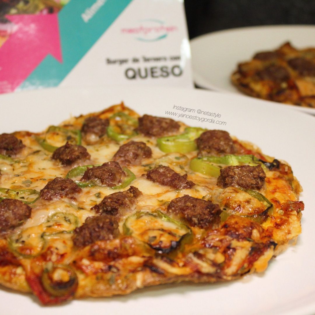 TORTILLA PIZZA DE HAMBURGUESA DE TERNERA
