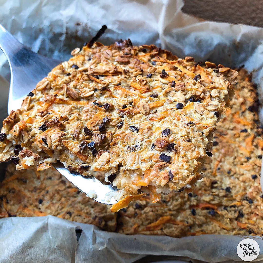 Avena horneada a lo "carrot cake" Avena horneada a lo "carrot cake"