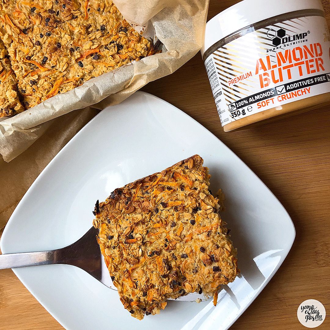 Avena horneada a lo "carrot cake"
