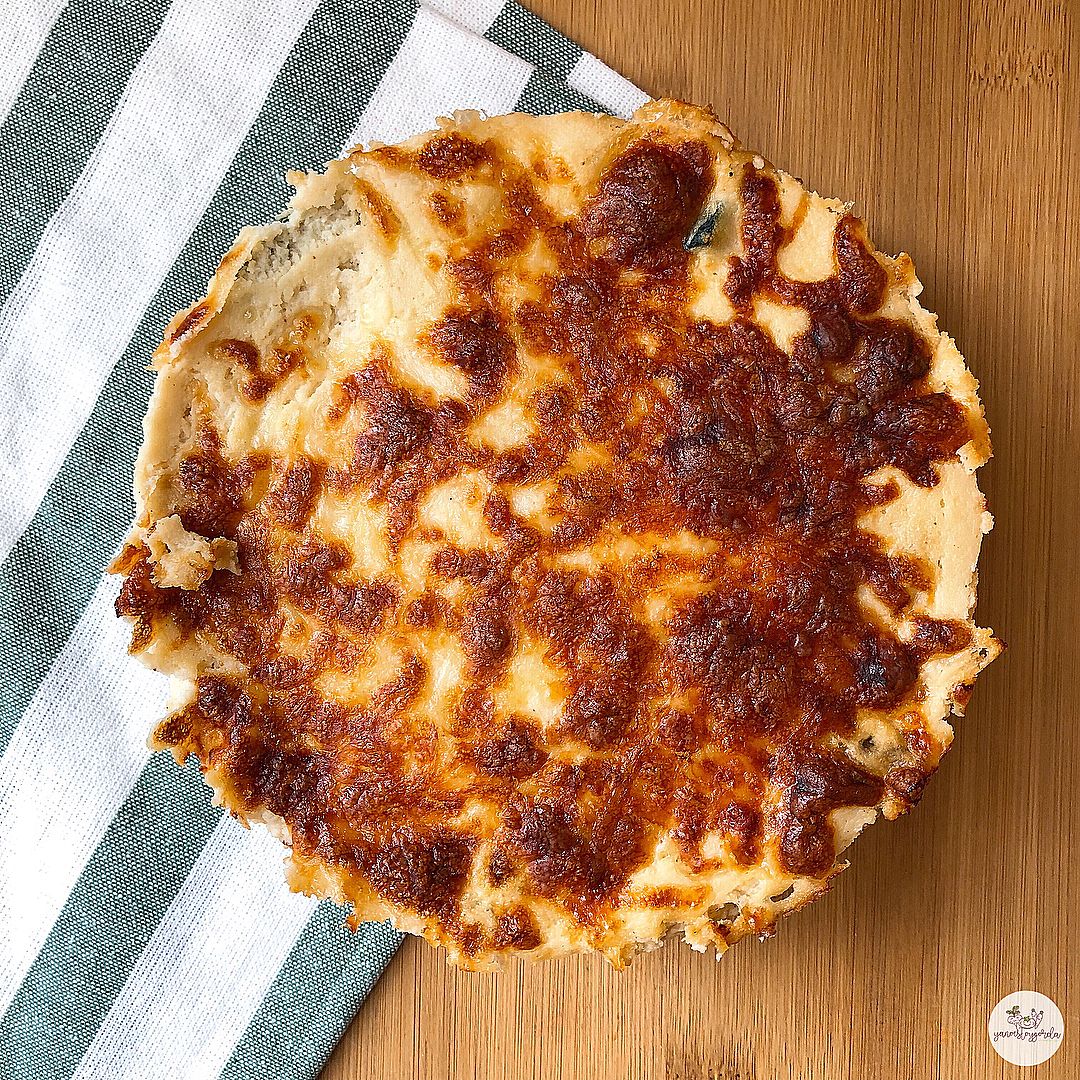 Gratinado de verduras con crema de coliflor Gratinado de verduras con crema de coliflor