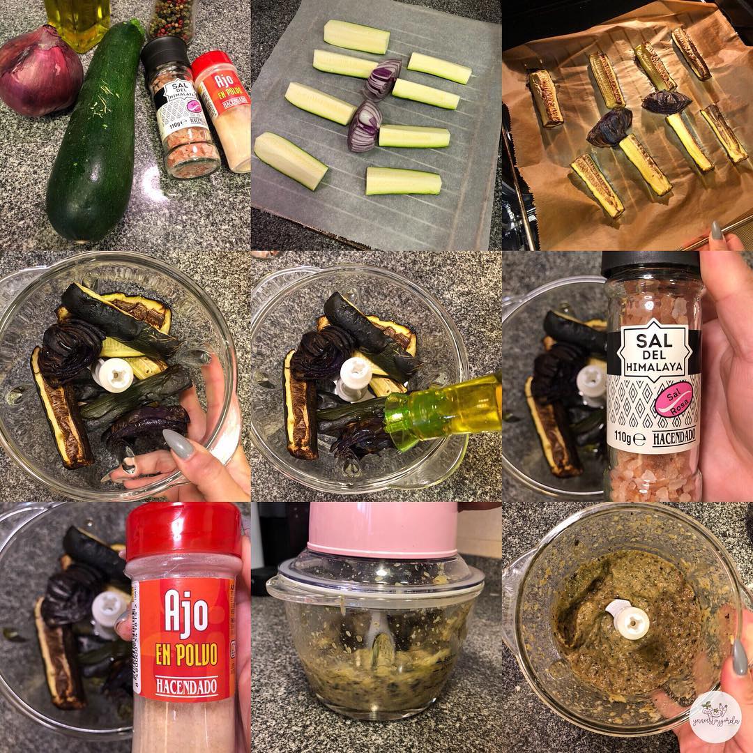 PATÉ DE CALABACÍN Y CEBOLLA Paté de calabacín y cebolla a la pimienta