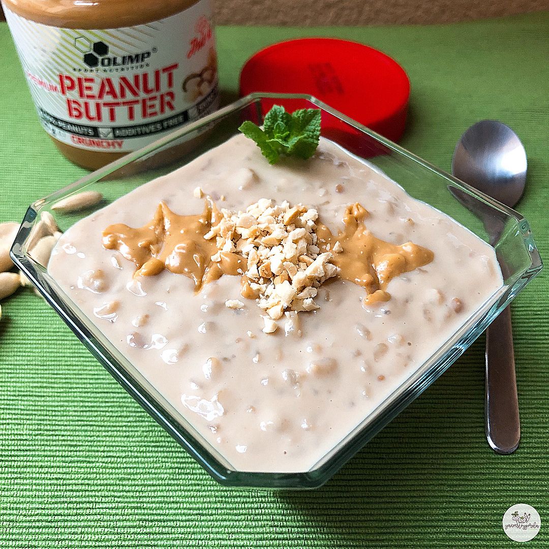 Arroz integral con leche y manteca de cacahuete Arroz integral con leche y manteca de cacahuete