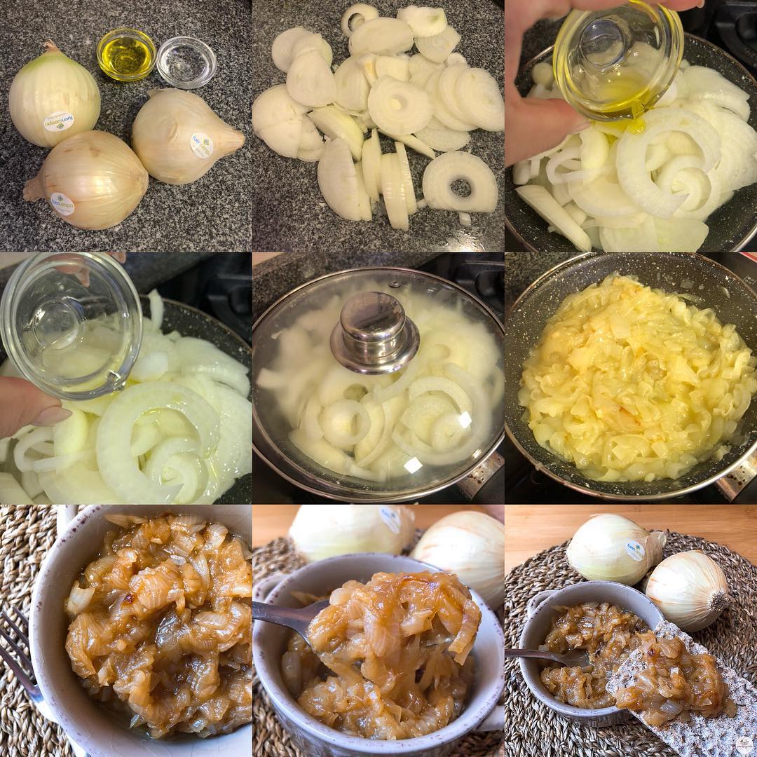 Cebolla caramelizada sin azúcares añadidos Cebolla caramelizada sin azúcares añadidos