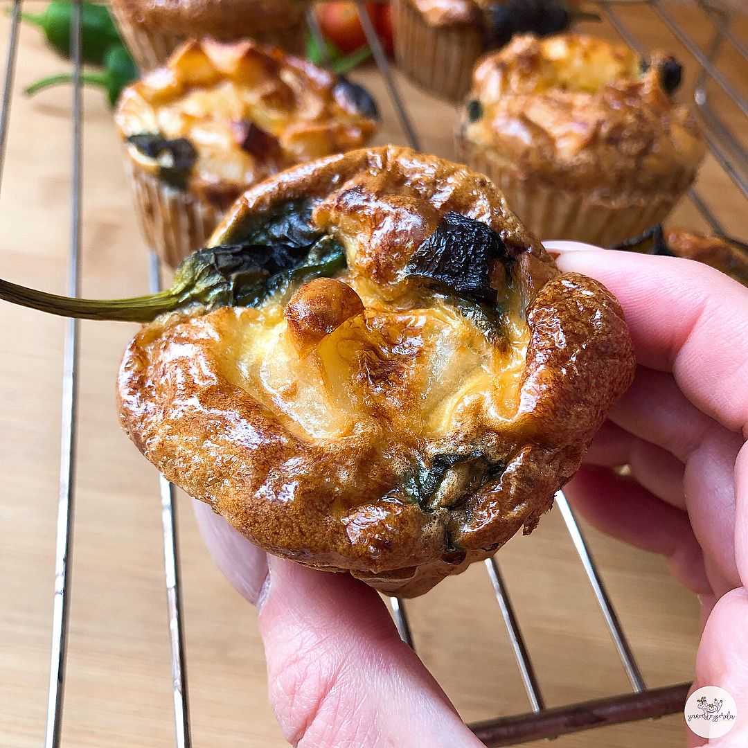Muffins de tortilla de patata saludable Muffins de tortilla de patata saludable