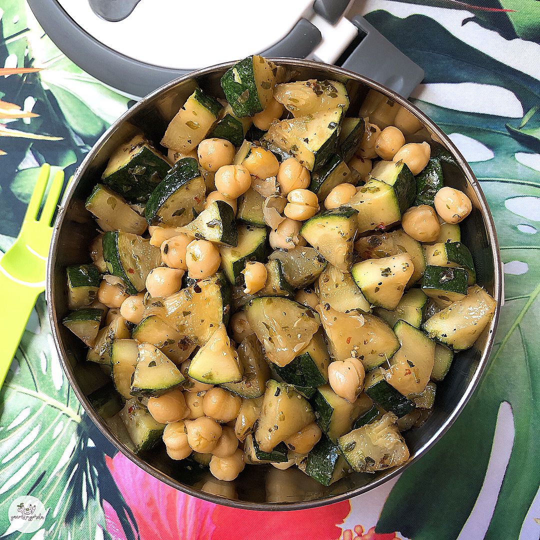Garbanzos con calabacín Garbanzos con calabacín