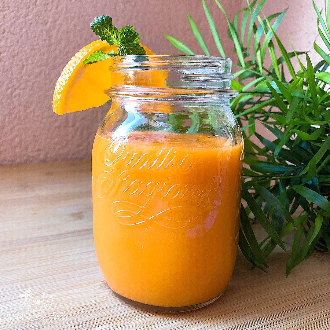 SMOOTHIE DE MANGO Y ZANAHORIA Smoothie de mango y zanahoria