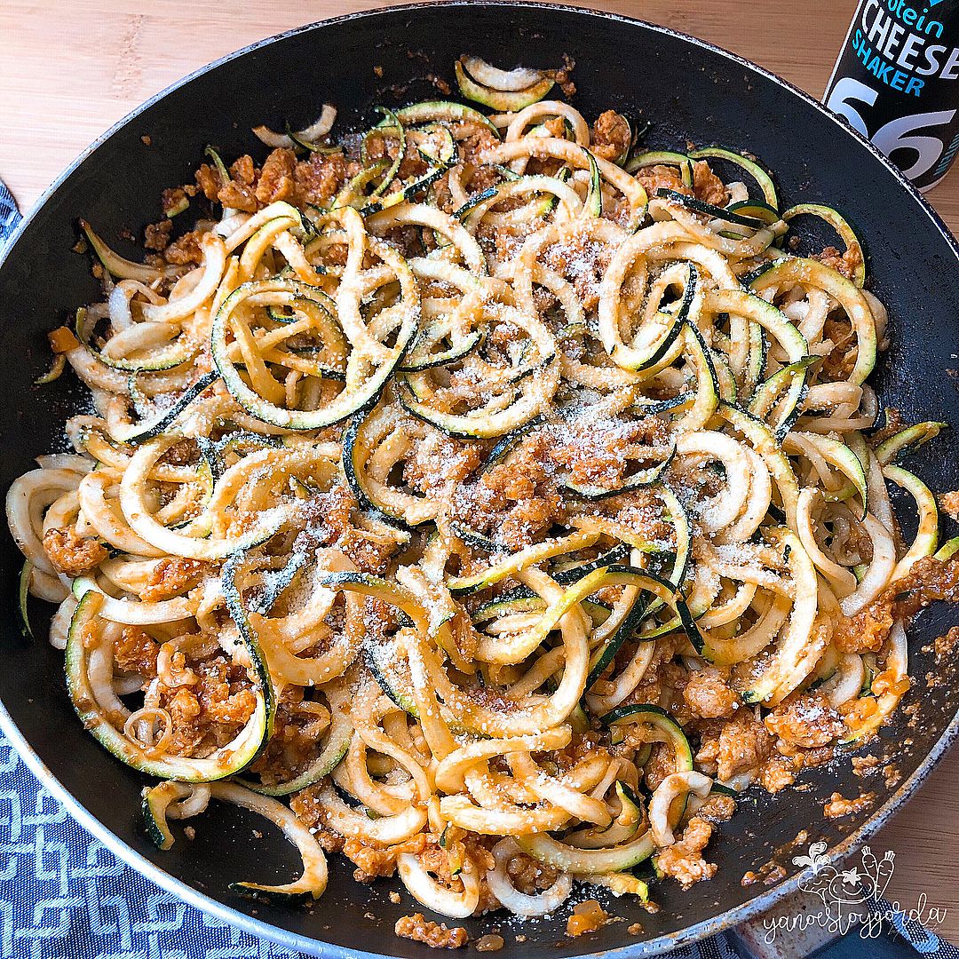 ZOODLES CON BOLOÑESA VEGANA ZOODLES CON BOLOÑESA VEGANA