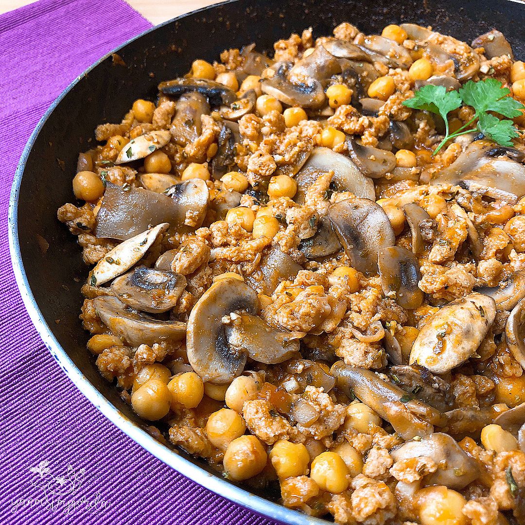 SOJA TEXTURIZADA CON GARBANZOS Soja texturizada con garbanzos