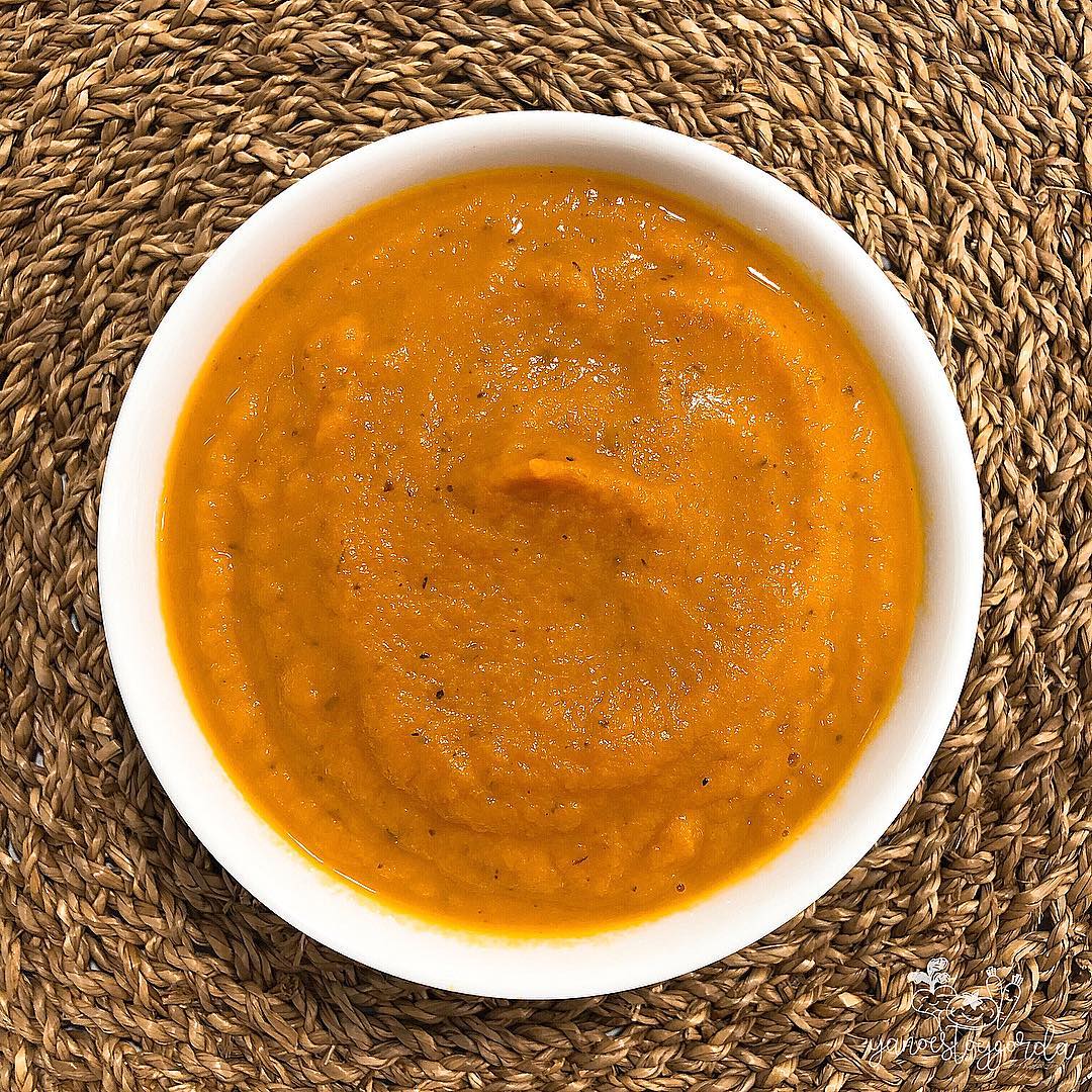 Puré de zanahorias asadas Puré de zanahorias asadas