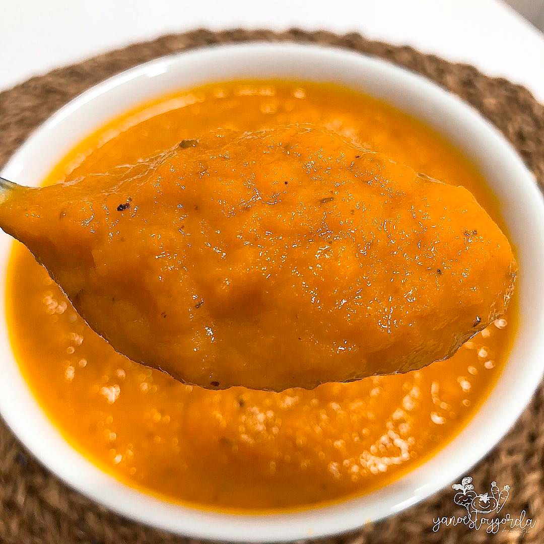 Puré de zanahorias asadas