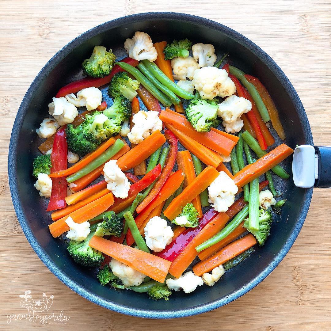 WOK DE VERDURAS EN SARTÉN