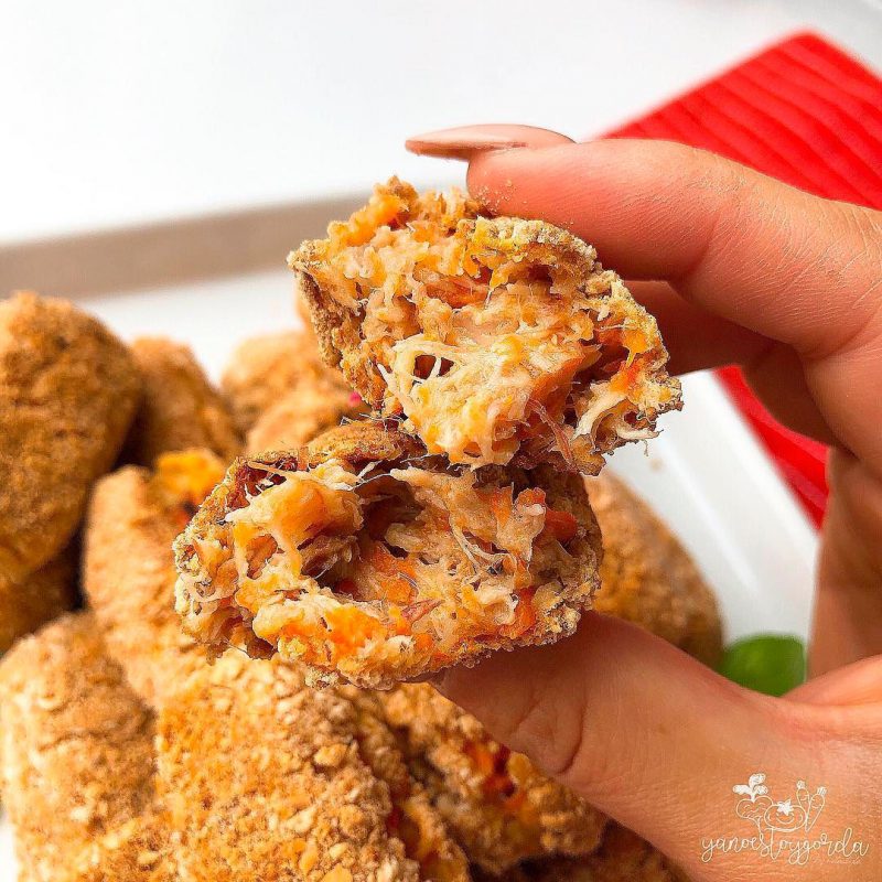 Croquetas saludables de zanahoria y pollo