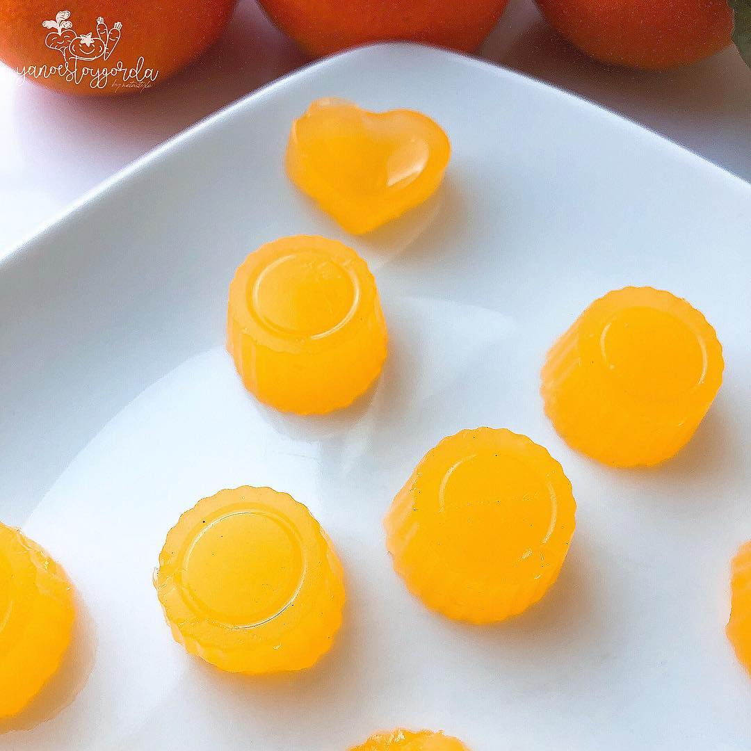 Gominolas de mandarina sin azúcar