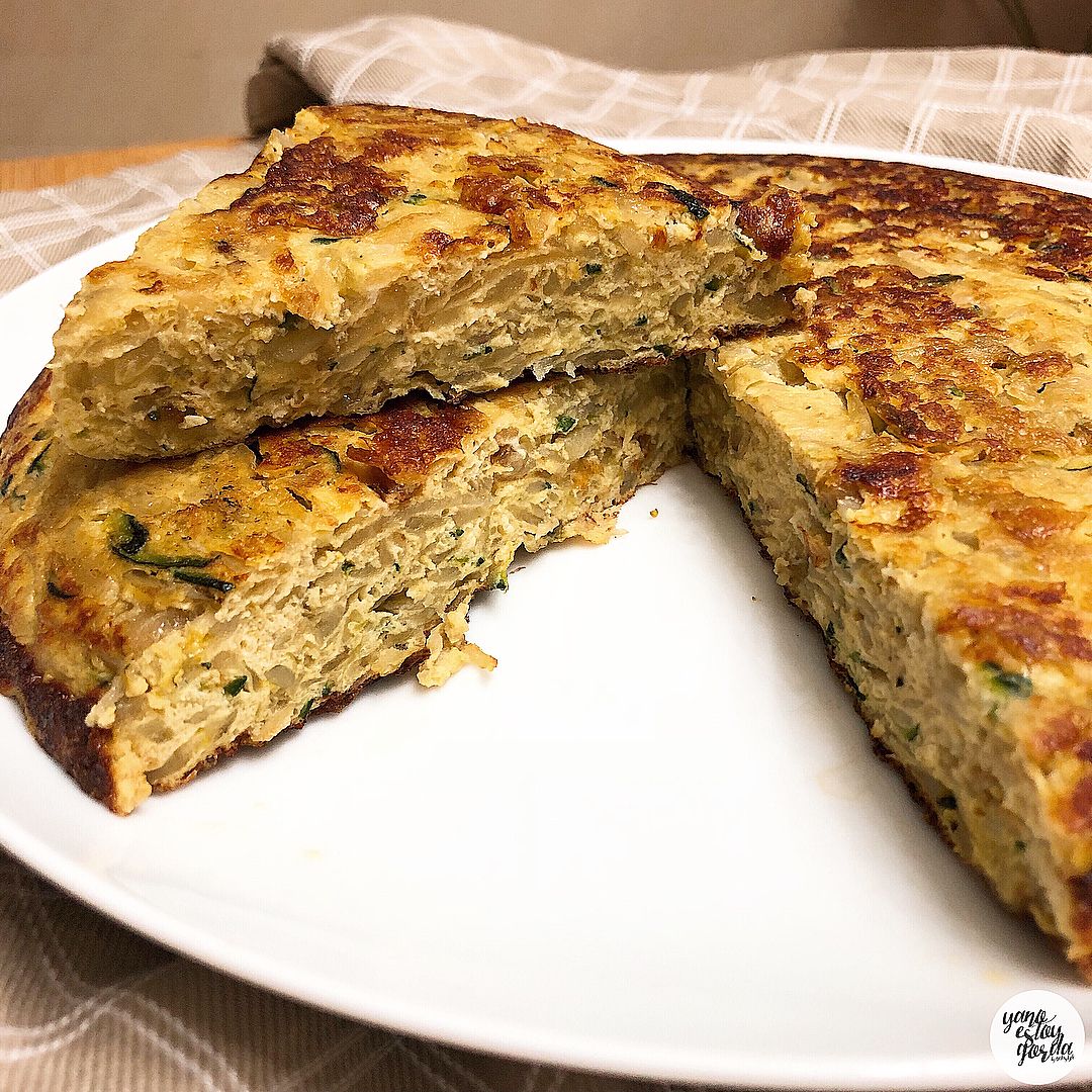 Frittata de calabacín saludable Frittata de calabacín saludable