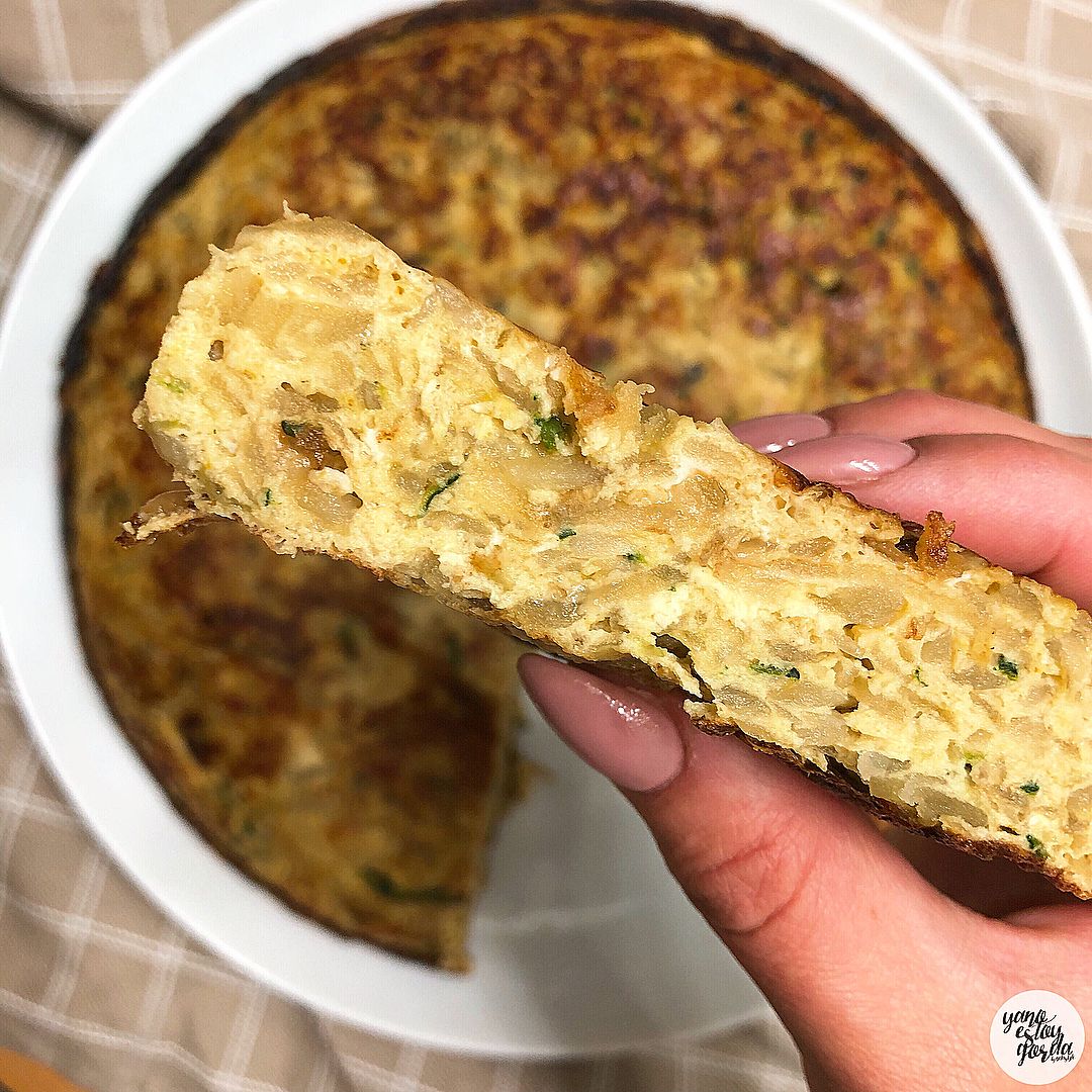 Frittata de calabacín saludable