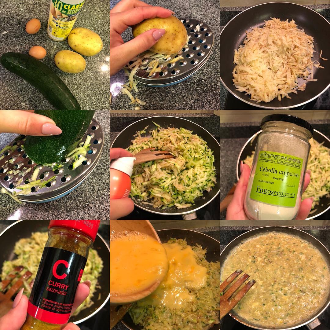 Frittata de calabacín saludable Frittata de calabacín saludable