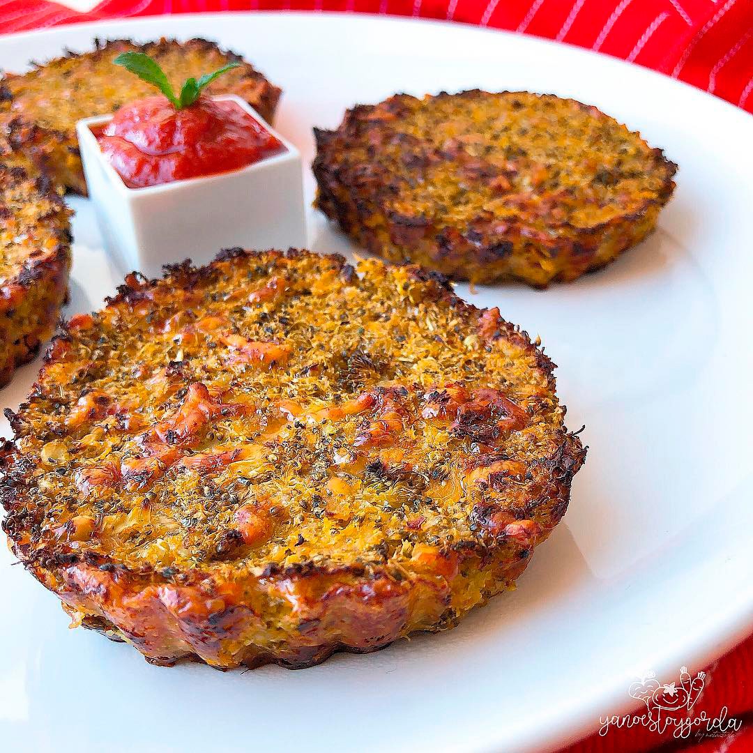 Tartaletas de brócoli y calabaza