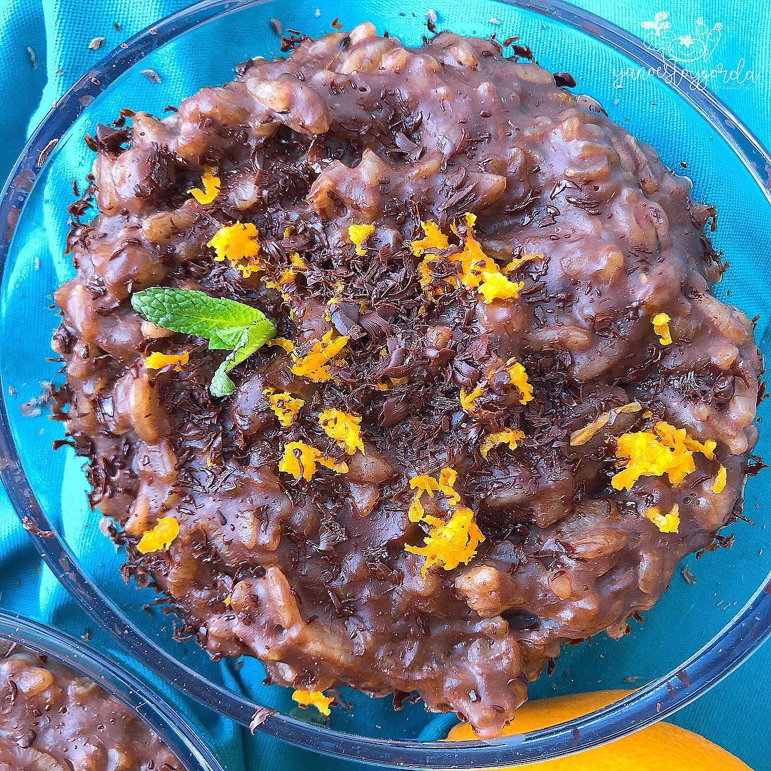 ARROZ CON LECHE CREMOSO CON CHOCOLATE ARROZ CON LECHE CREMOSO CON CHOCOLATE
