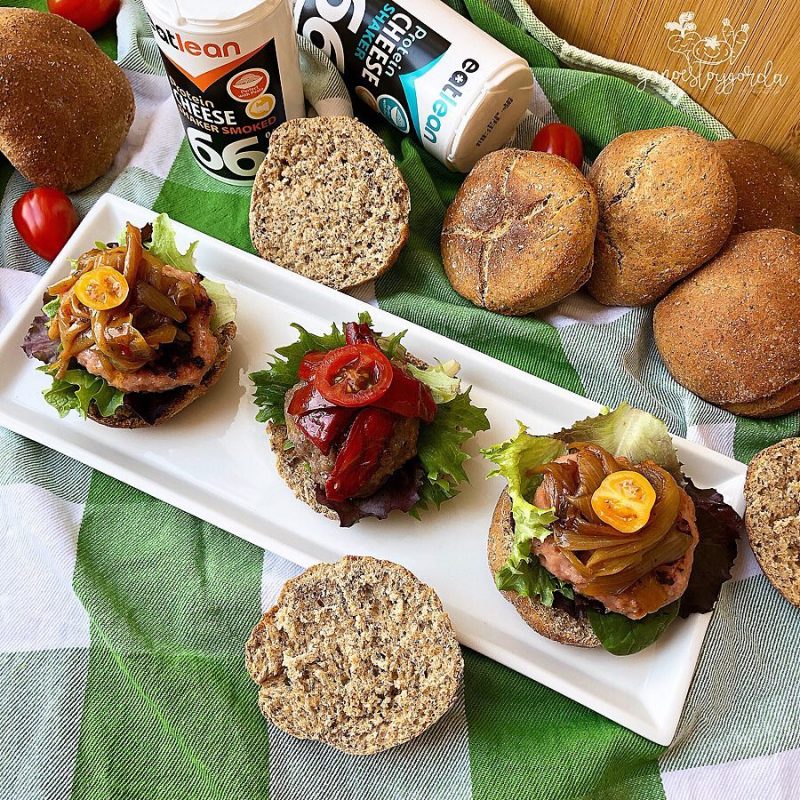 Pan de hamburguesa casero