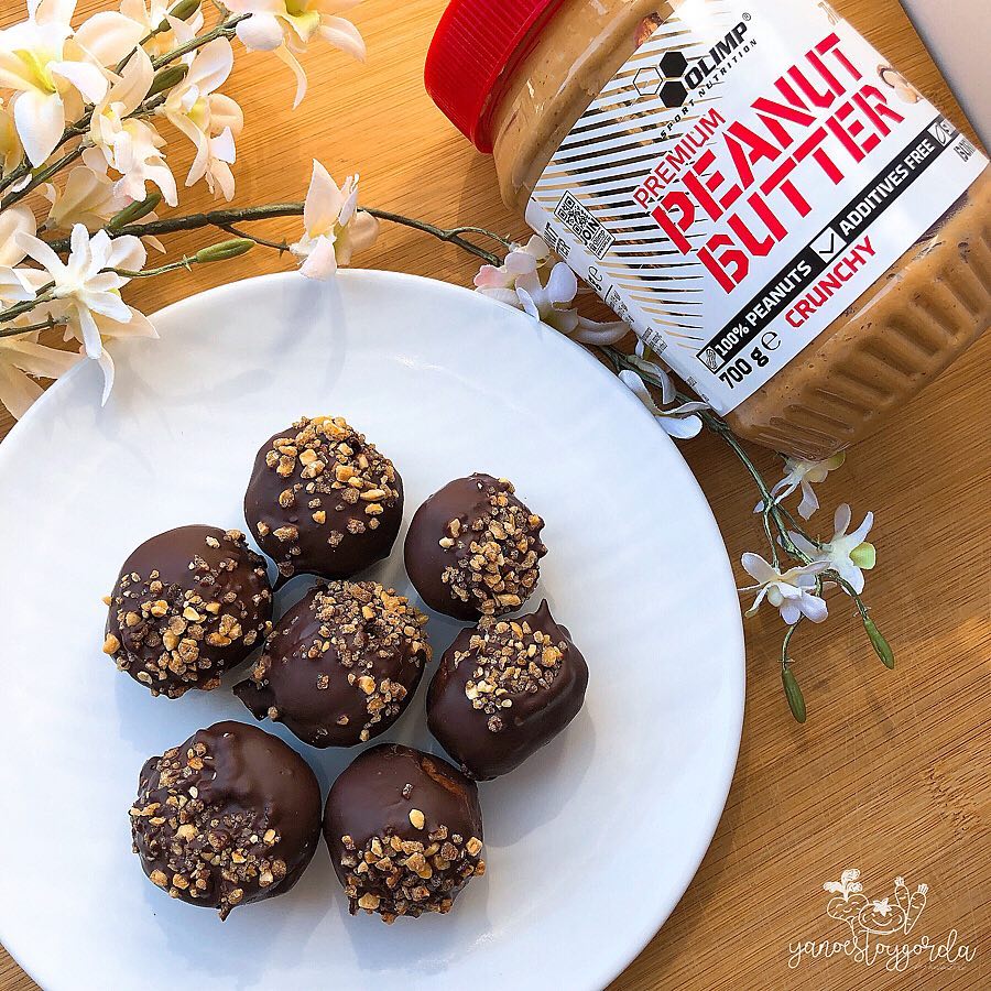 BOLITAS ENERGÉTICAS DE CACAHUETE BOLITAS ENERGÉTICAS DE CACAHUETE
