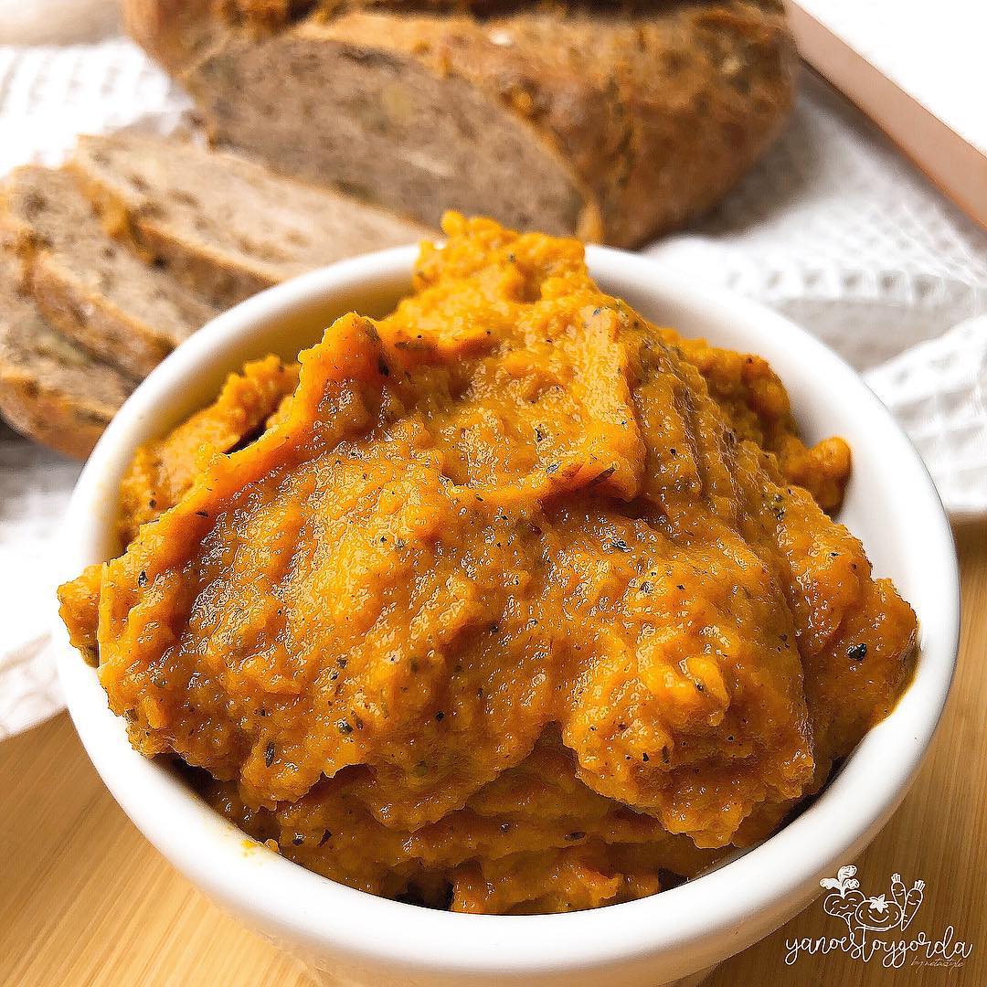 PATÉ DE ZANAHORIAS Y CEBOLLAS ASADAS