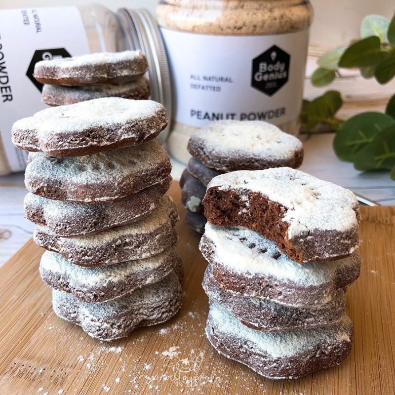 GALLETAS DE CACAHUETE Y CACAO