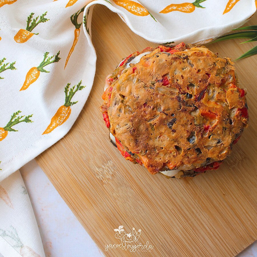 HAMBURGUESAS DE VERDURAS ASADAS