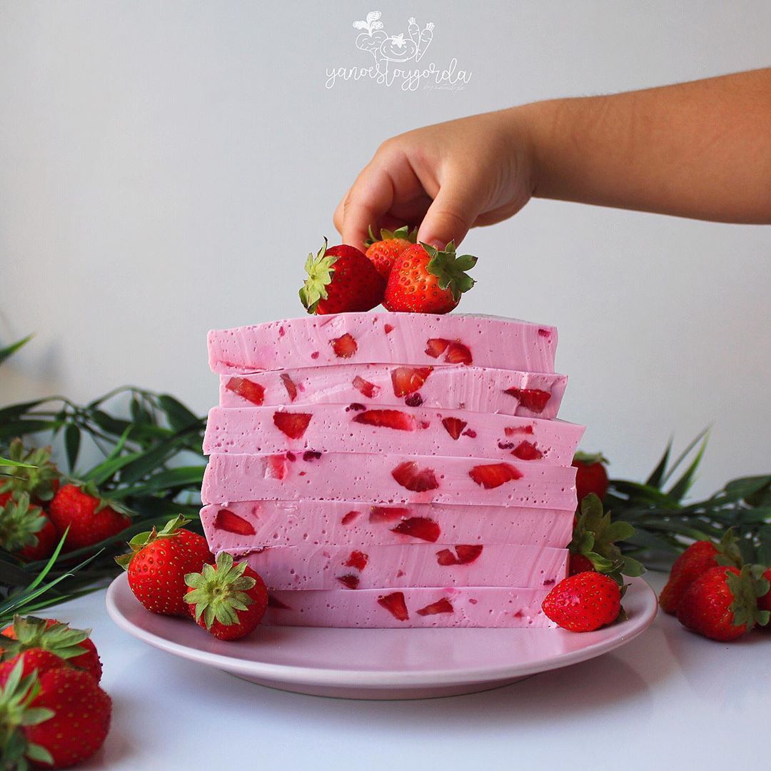 GELATINA DE FRESA NATURAL