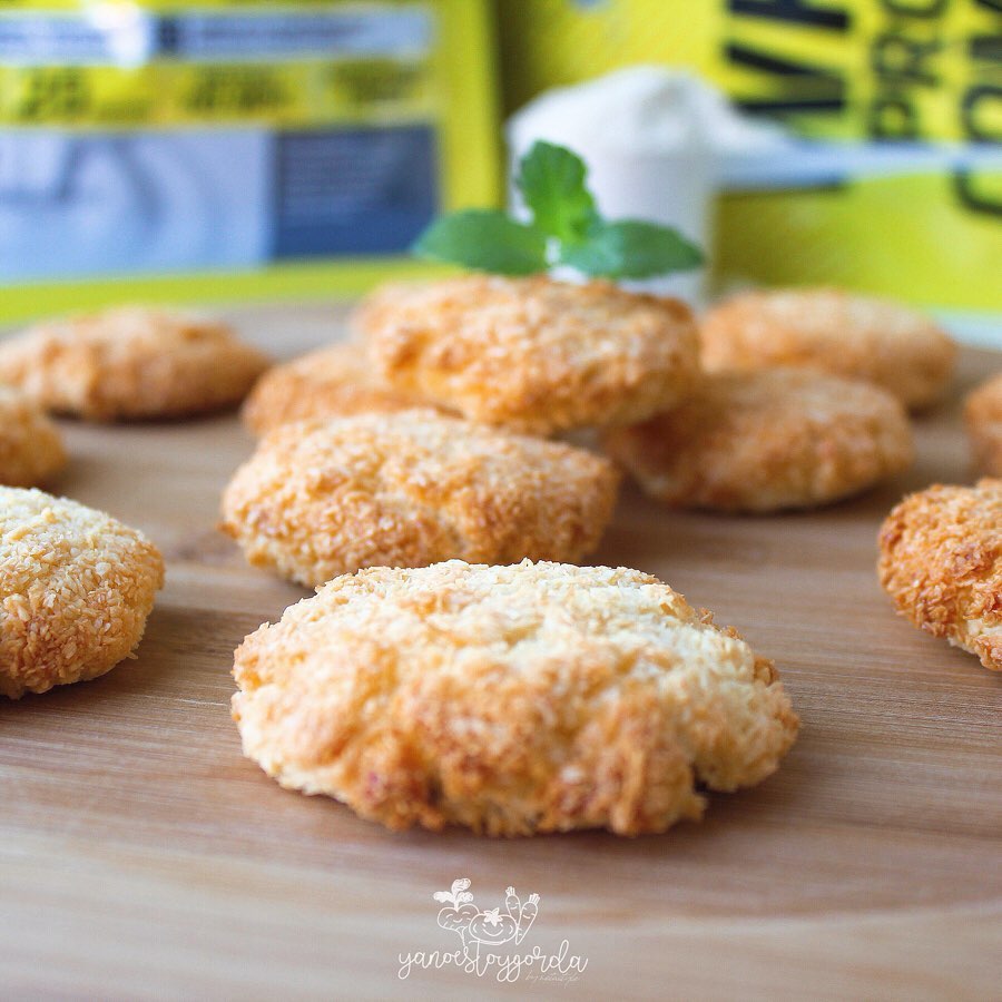 GALLETAS DE COCO ALTAS EN PROTEÍNA GALLETAS DE COCO ALTAS EN PROTEÍNA