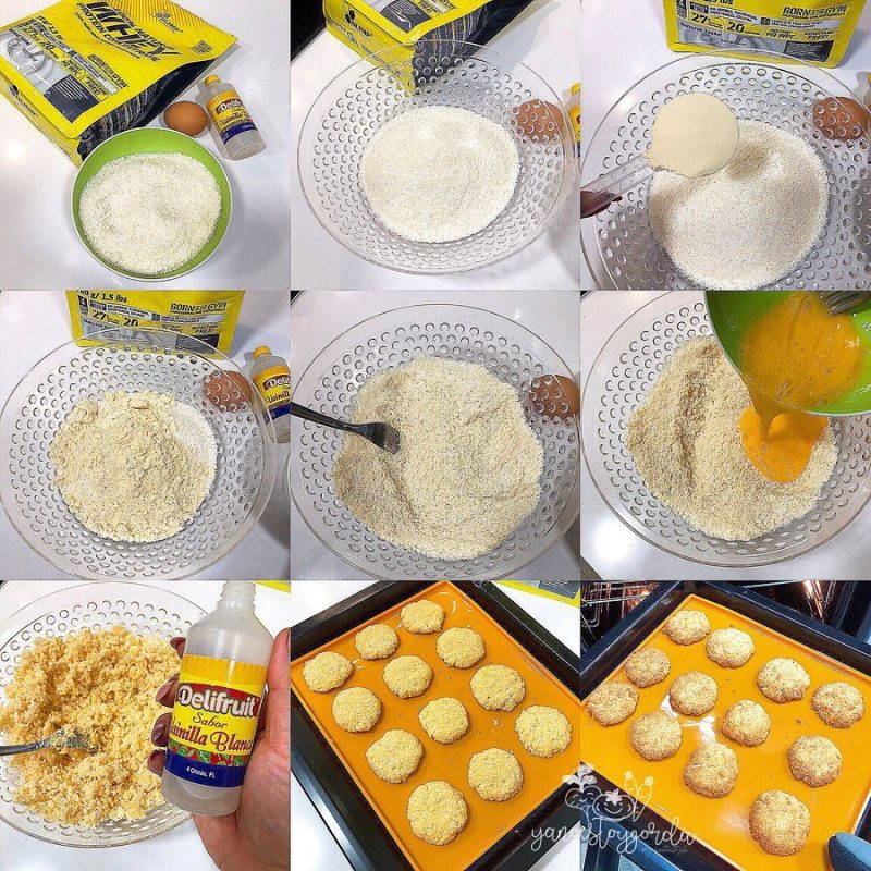 GALLETAS DE COCO ALTAS EN PROTEÍNA GALLETAS DE COCO ALTAS EN PROTEÍNA