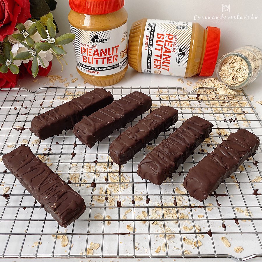 BARRITAS DE CHOCOLATE Y CACAHUETE