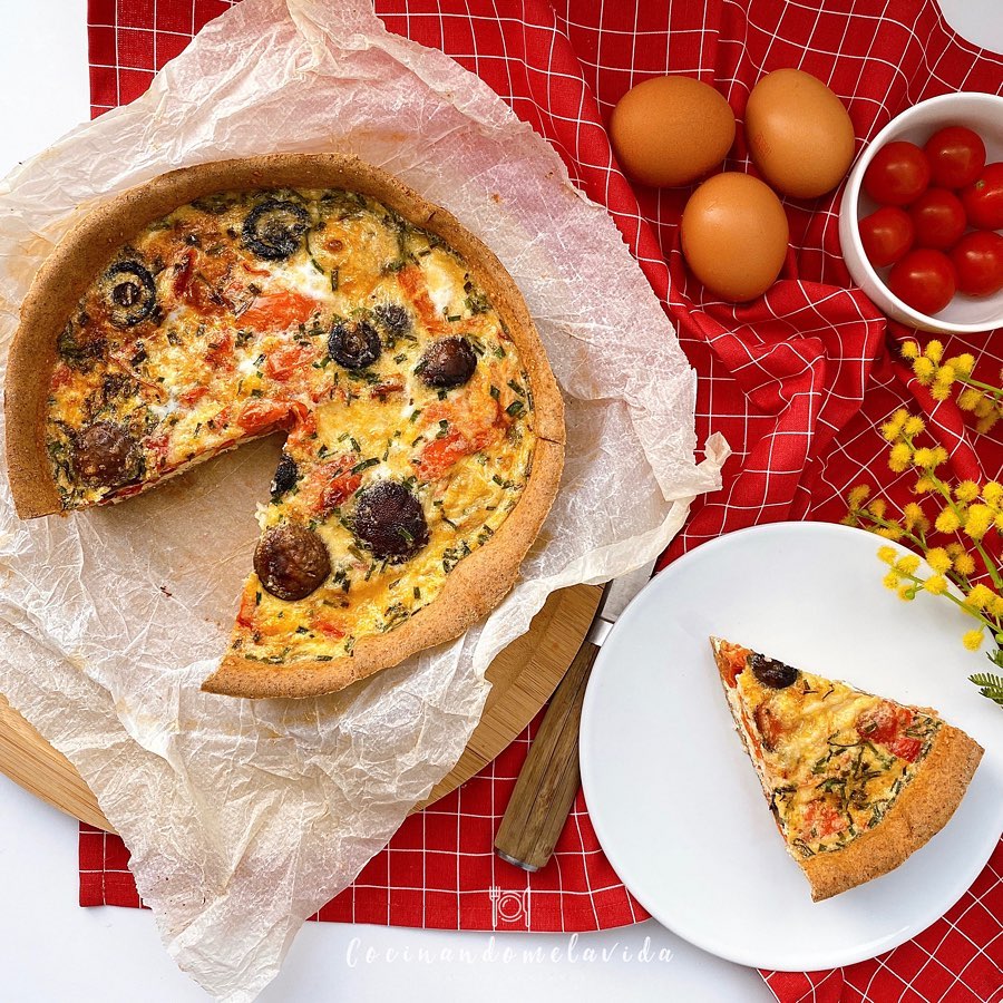 QUICHÉ DE VERDURAS CASERA