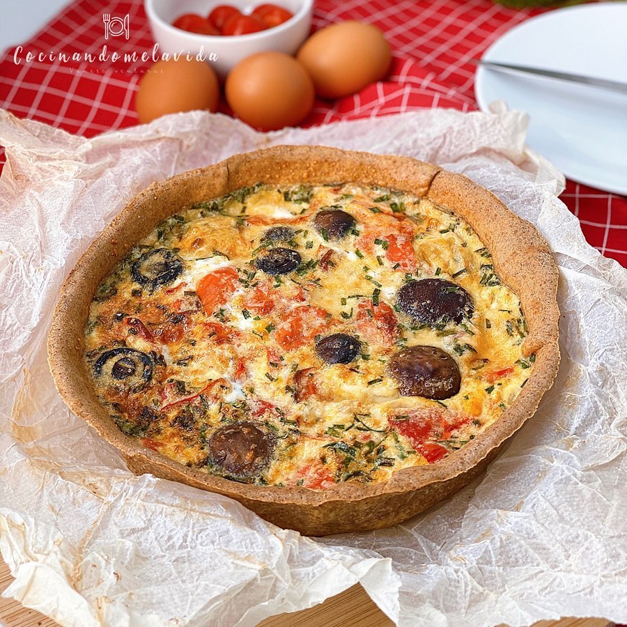 QUICHÉ DE VERDURAS CASERA