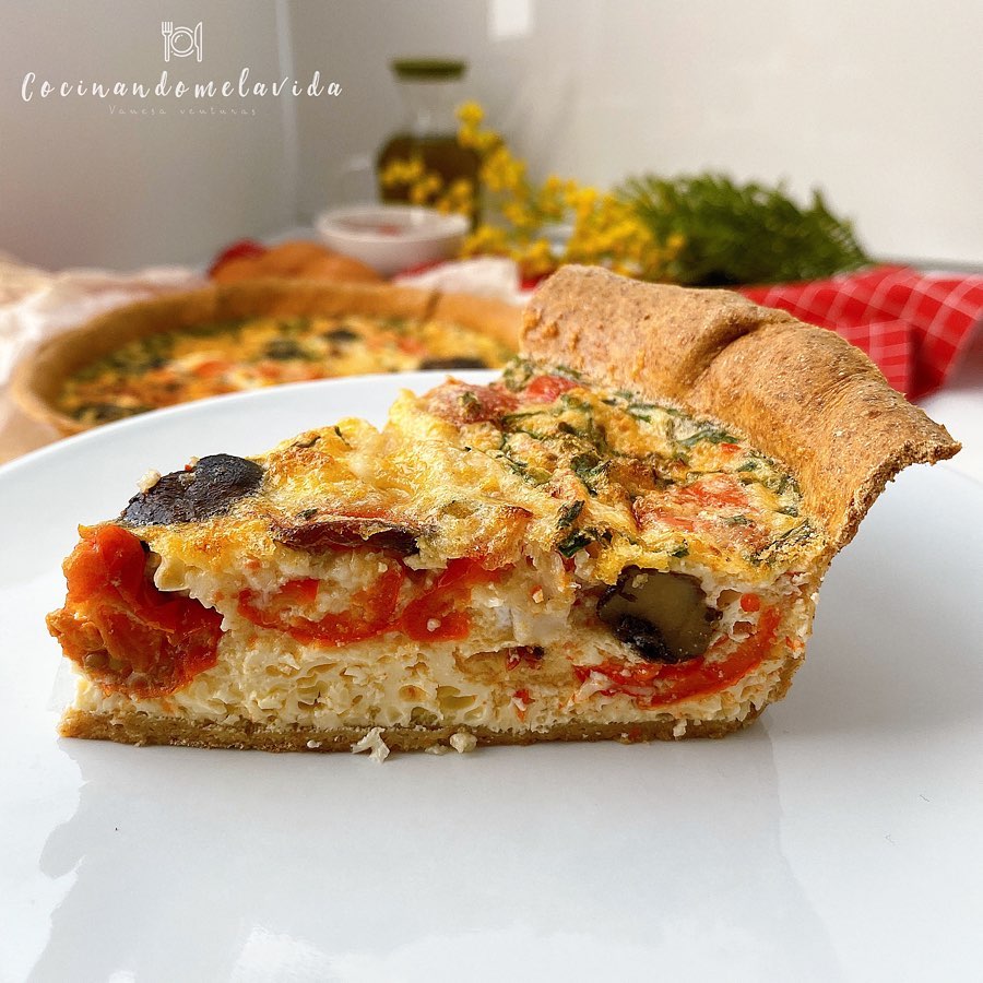 QUICHÉ DE VERDURAS CASERA