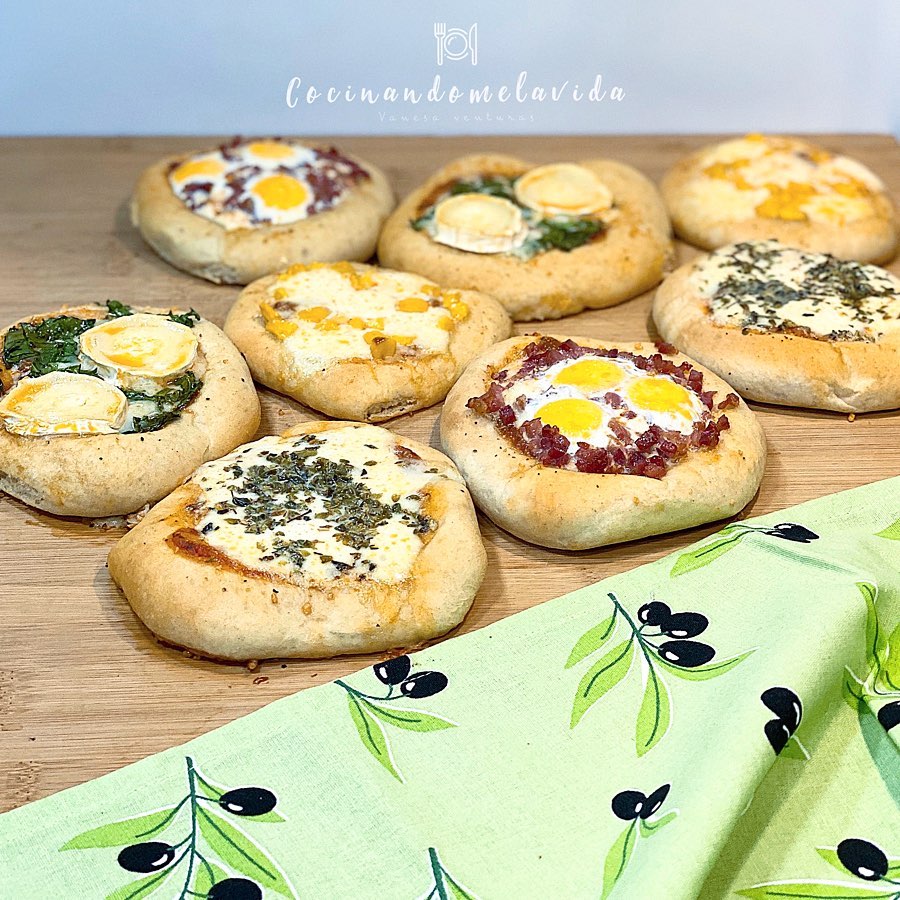MINI PIZZAS DE ESPELTA