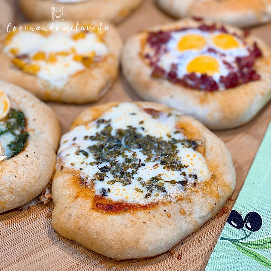 MINI PIZZAS DE ESPELTA