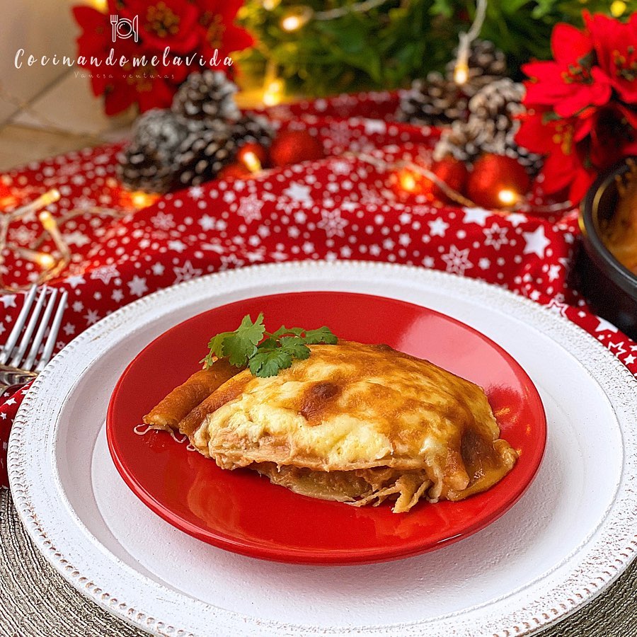 CANELONES DE GAMBA ROJA