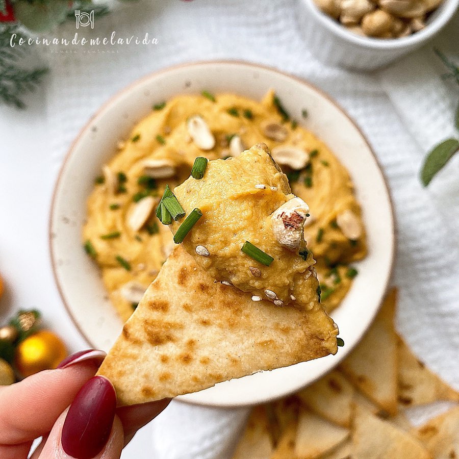 HUMMUS DE CALABAZA Y CACAHUETE